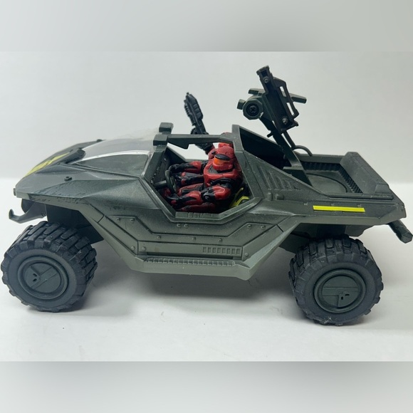 Halo - 2003 Joyride / Bungie - Warthog w/ 2 Red Spartans & 1 Assault Rifle 🔘🪖 - Picture 9 of 14